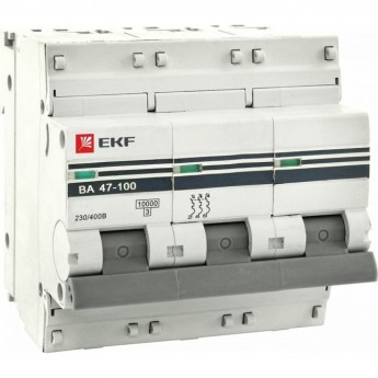 Автоматический выключатель EKF PROXIMA 3P 25А (D) 4,5kA ВА 47-63