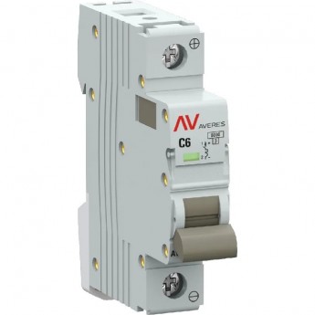 Выключатель автоматический EKF AVERES AV-6 DC 1P 6A (C) 6kA